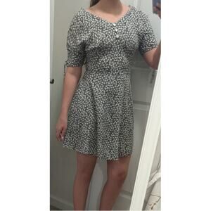 Vintage No Boundaries Floral Skater Mini Dress Fit & Flare Cottagecore